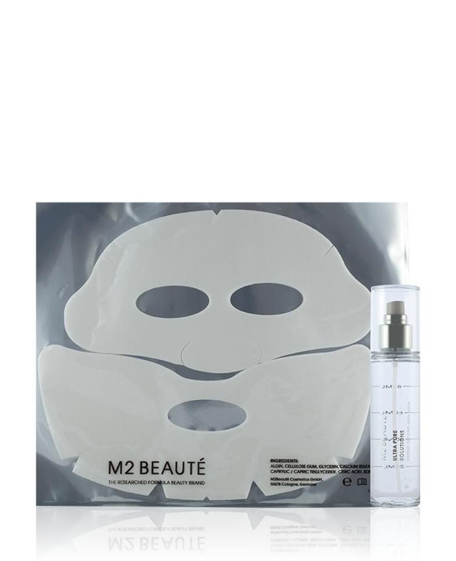 M2 Beauté Anti-Aging | M2 Beaute Ultra Pure Solutions Hybrid Second Skin Mask Brown Alga