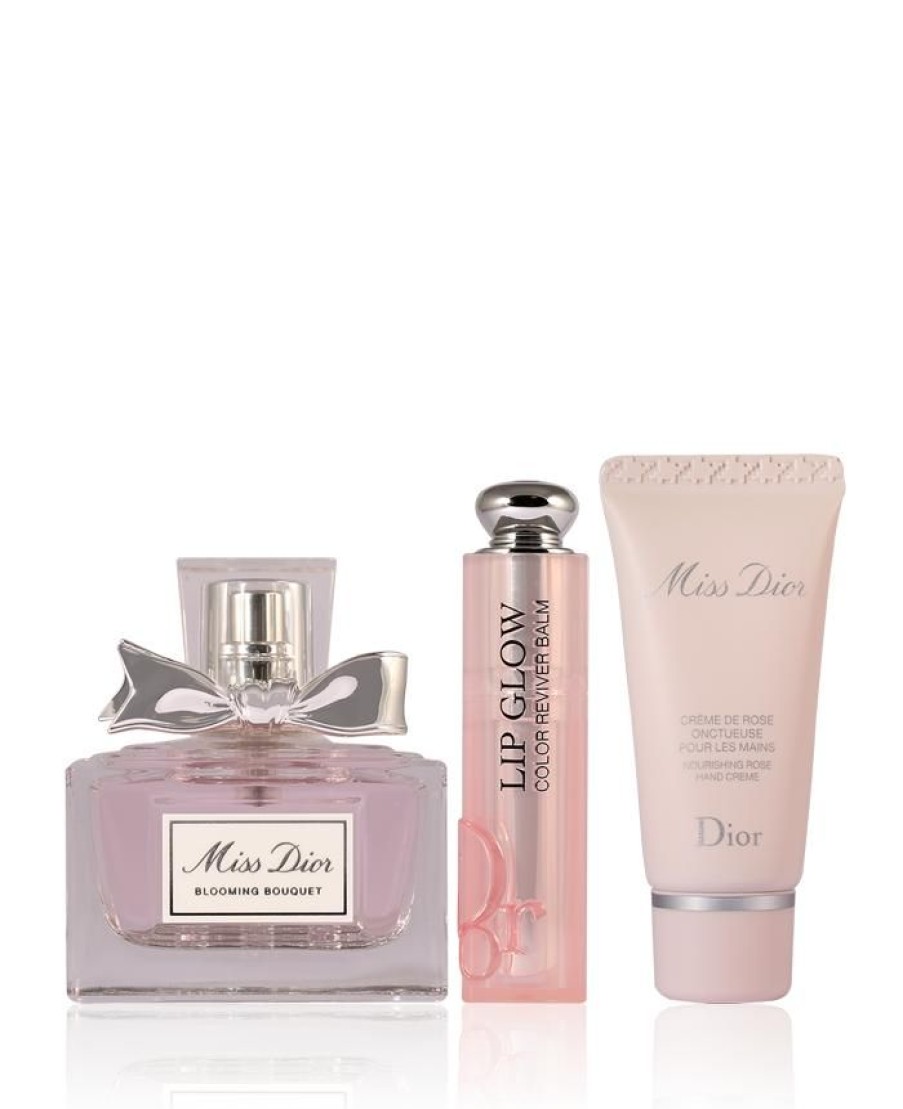 Dior Parfum | Dior Miss Dior Blooming Bouquet Eau De Toilette 30 Ml + Dior Addict Lip Glow 001 Pink + Hand Creme 20 Ml