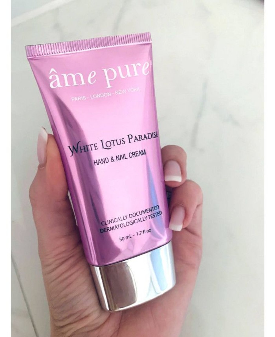 âme Pure Hand & Fus | Ame Pure White Lotus Paradise Hand & Nail Creme 50 Ml