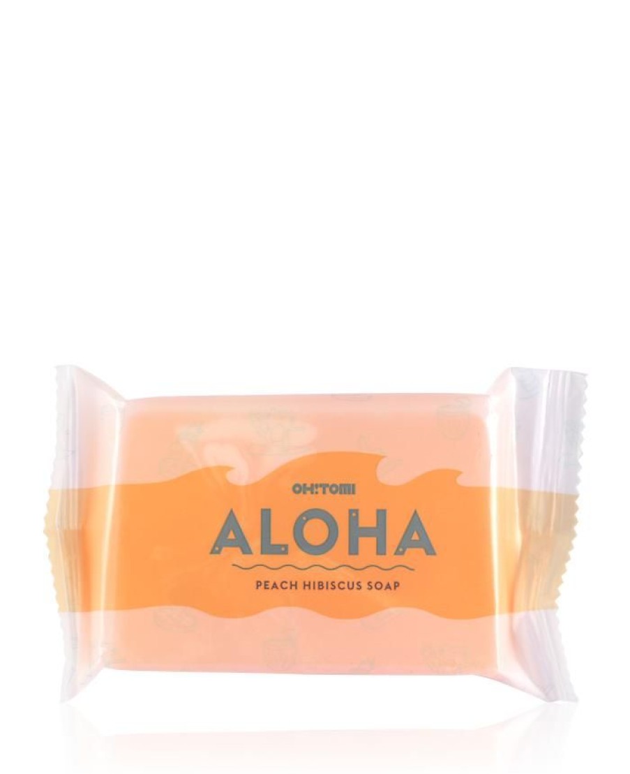 OH!TOMI Korperreinigung | Oh!Tomi Aloha Peach Hibiscus Soap 100 G