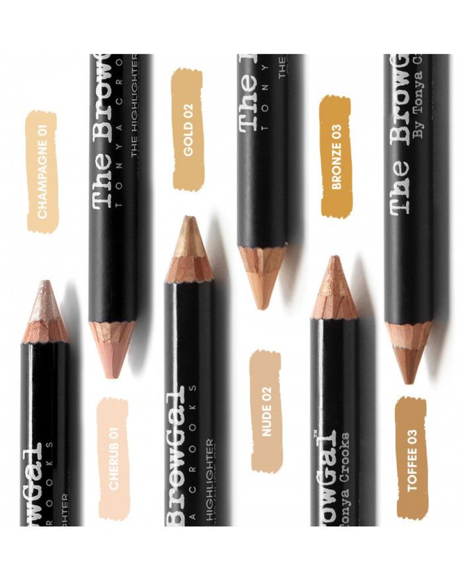 The BrowGal Augen | The Browgal Eyebrows Highlighter Pencil 01 Champagne Cherub 6 G