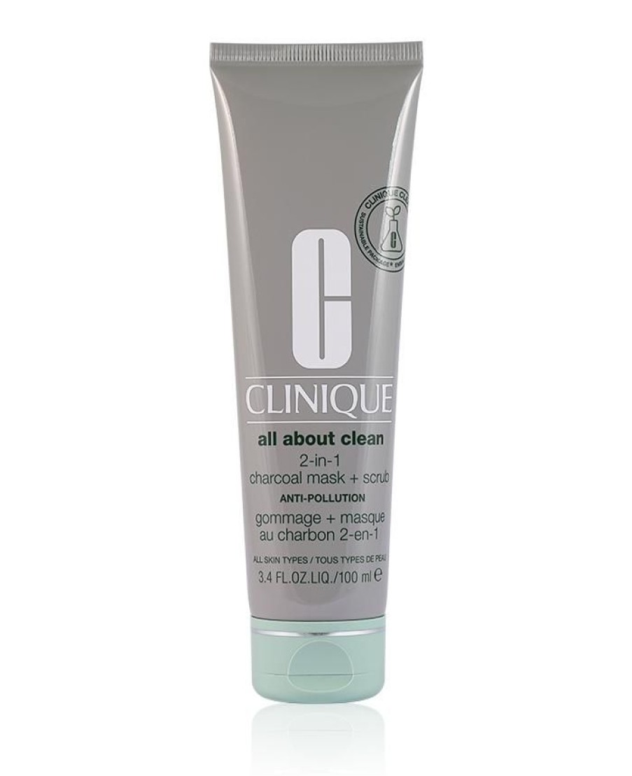 Clinique Gesichtsreinigung | Clinique All About Clean 2-In-1 Charcoal Mask + Scrub 100 Ml