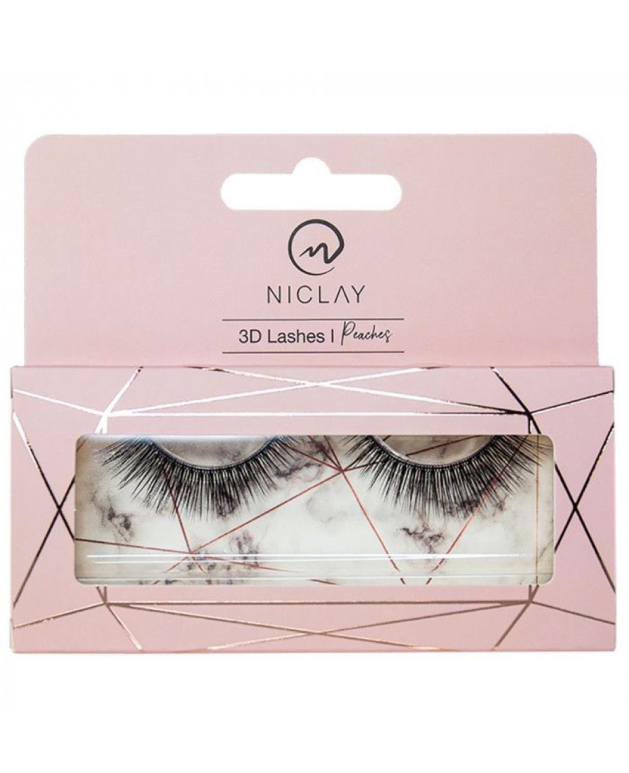 NICLAY Augen | Niclay 3D Lashes Peaches 1 St