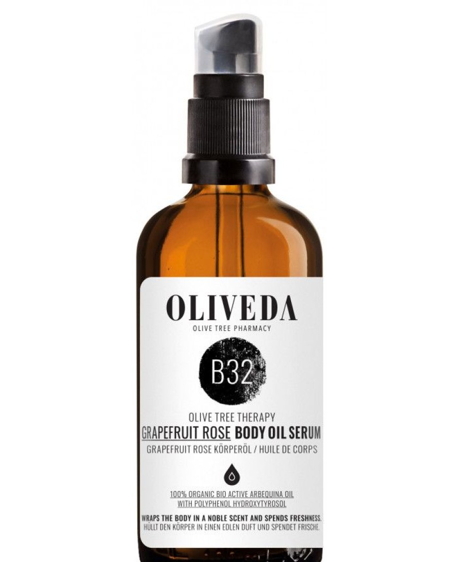 Oliveda Korperpflege | Oliveda Body Care B32 Harmonizing Body Oil Grapefruit Rose 100 Ml