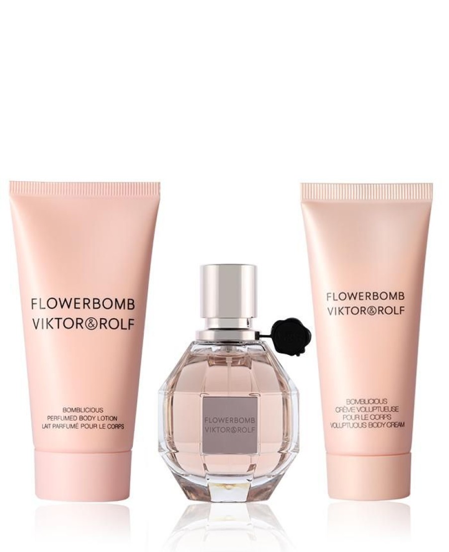 Viktor & Rolf Parfum | Viktor & Rolf Flowerbomb Eau De Parfum 30 Ml + Bl 50 Ml + Bc 40 Ml Set