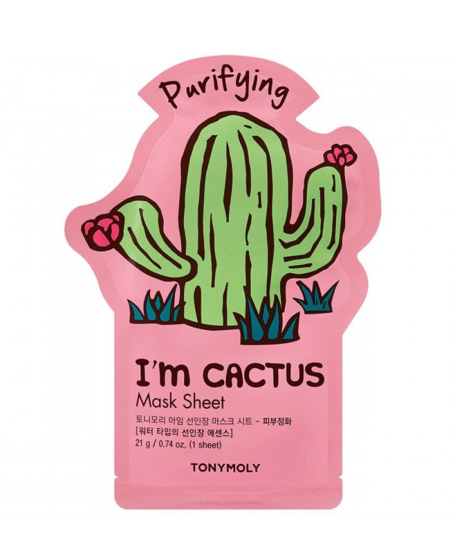 TONYMOLY Masken | Tonymoly I'M Cactus Purifying Mask Sheet 21 G