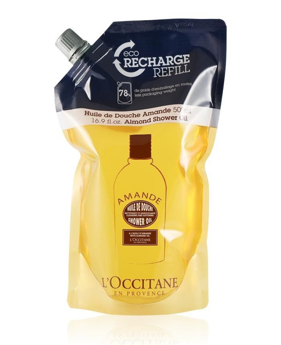 L´Occitane Korperreinigung | L´Occitane Amande Huile De Douche Eco-Recharge 500 Ml