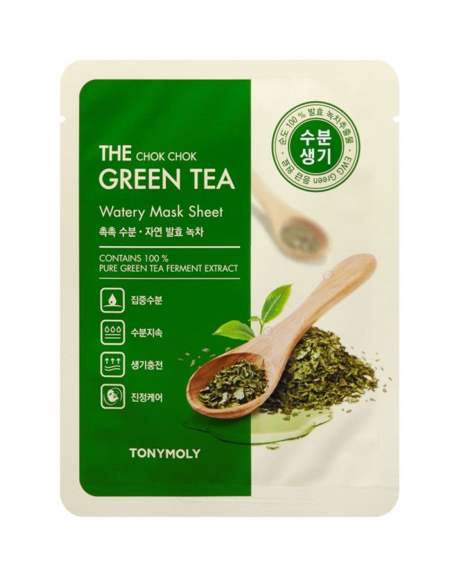 TONYMOLY Masken | Tonymoly The Chok Chok Green Tea Watery Mask Sheet 1 St