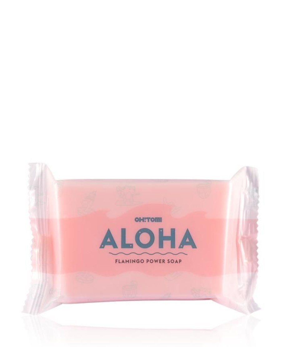 OH!TOMI Korperreinigung | Oh!Tomi Aloha Flamingo Power Soap 100 G